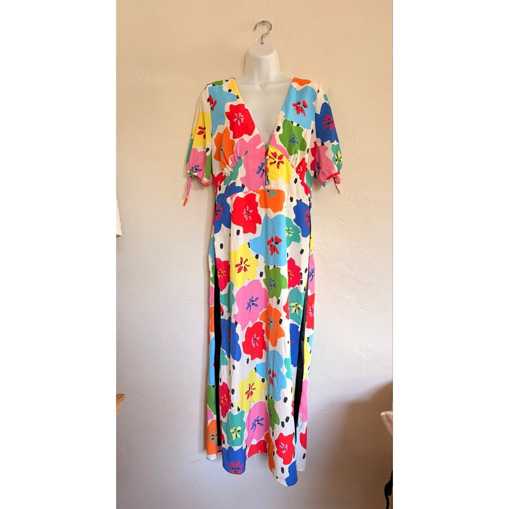 Never fully dressed colorful floral Maxi Dress - Picture 3 of 6